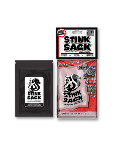 Bolsas Stink Sack S negra 10uds (10,16x15,24cm)