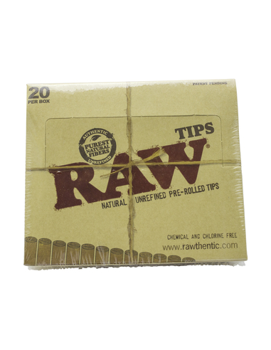 Boquillas pre enrolladas Tips 21 hojas Raw