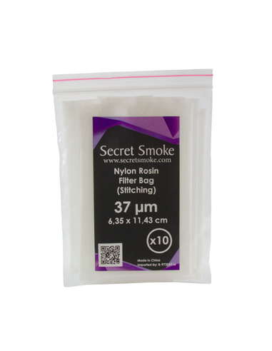 Bolsa Rosin 37 micras con Costuras 10U - Secret Smoke