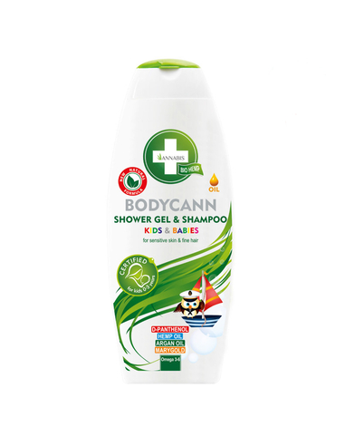 Bodycann kids gel & shampoo 250ml Annabis