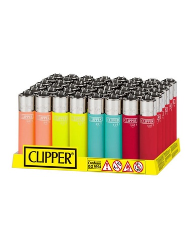 Clipper Soft Touch Translucido 48 uds