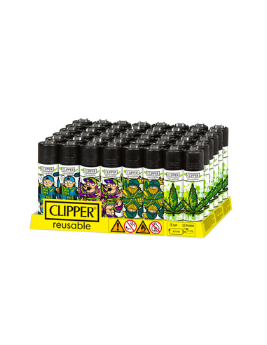 Caja Clipper Poker Weed 48 uds