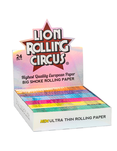Papel King Size Silver Lion Rolling Circus (24x33)