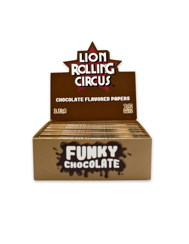 Papel 1 1/4 Funky Chocolate  Lion Rolling Circus