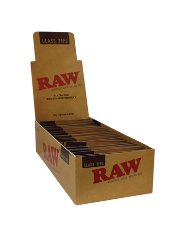 Caja Raw Glass Tips Round