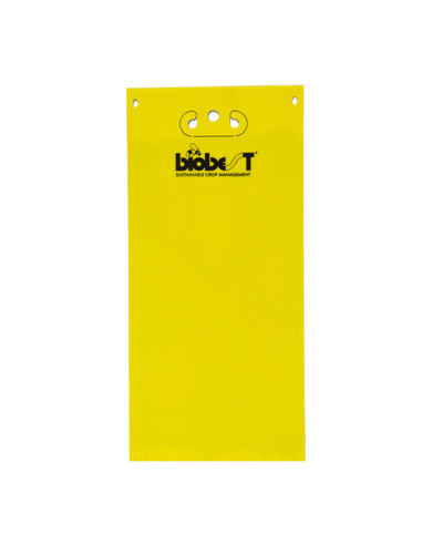 Sticky Trap amarillo NHS 25x10 cm 20 ud, con gancho - Biobest