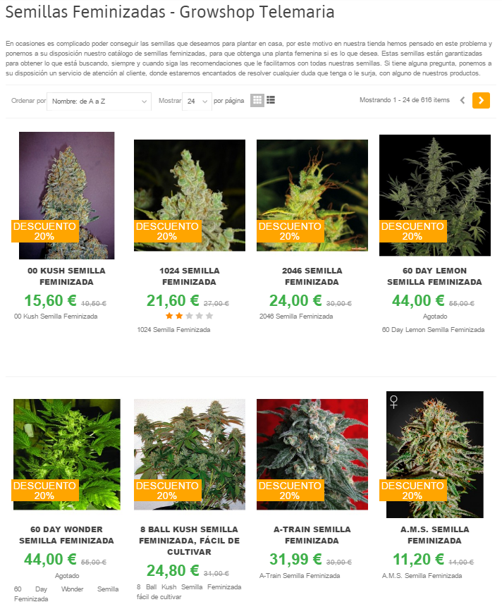 Tipos de semillas de marihuana - La huerta Grow Shop